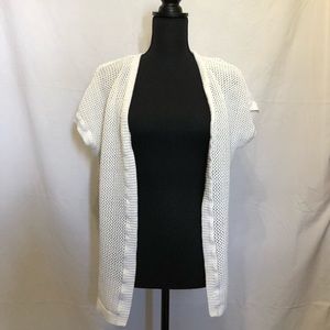 White Crochet Cardigan